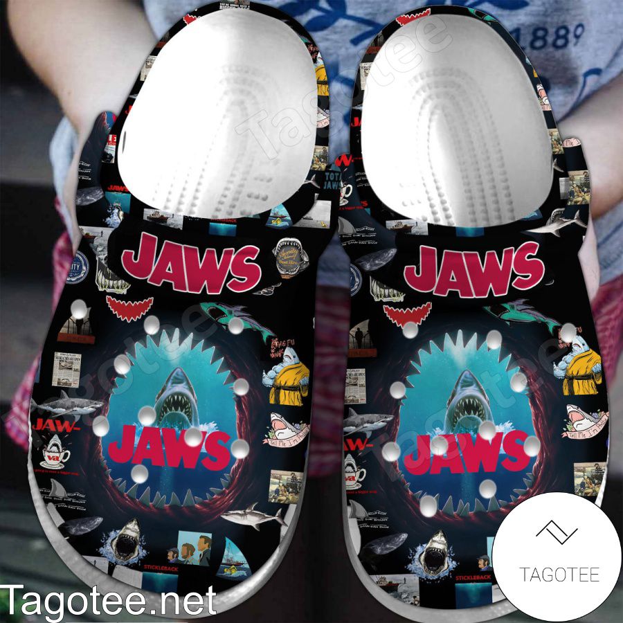 Jaws Movie Crocs Clogs