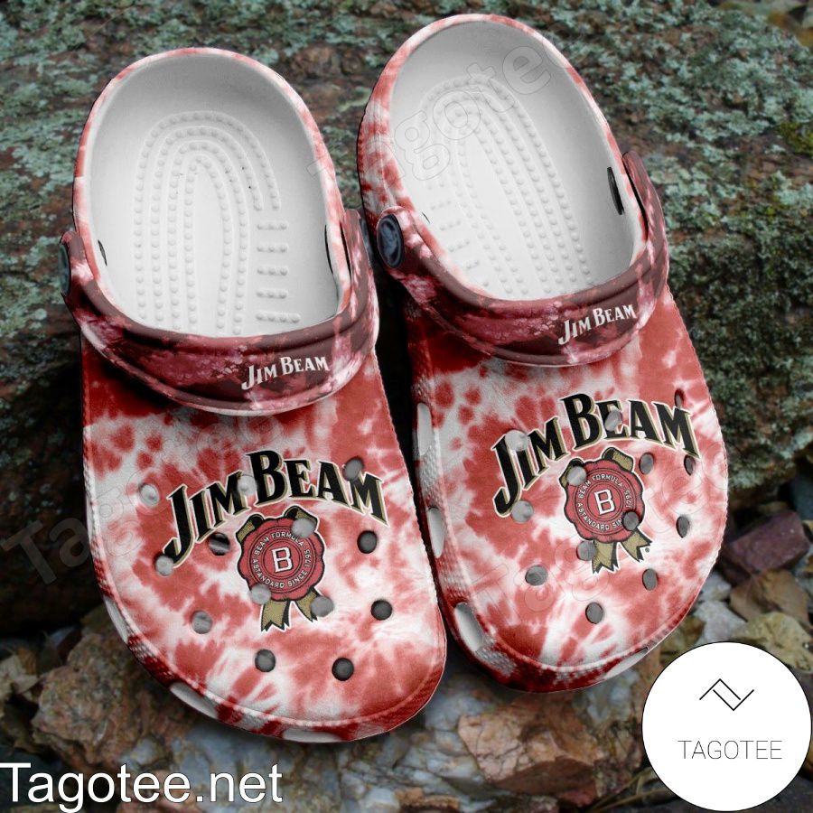 Jim Beam Whiskey Tie Dye Crocs Clogs