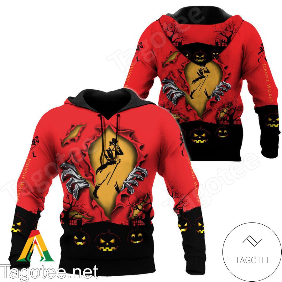 Johnnie Walker Scary Night Halloween Hoodie