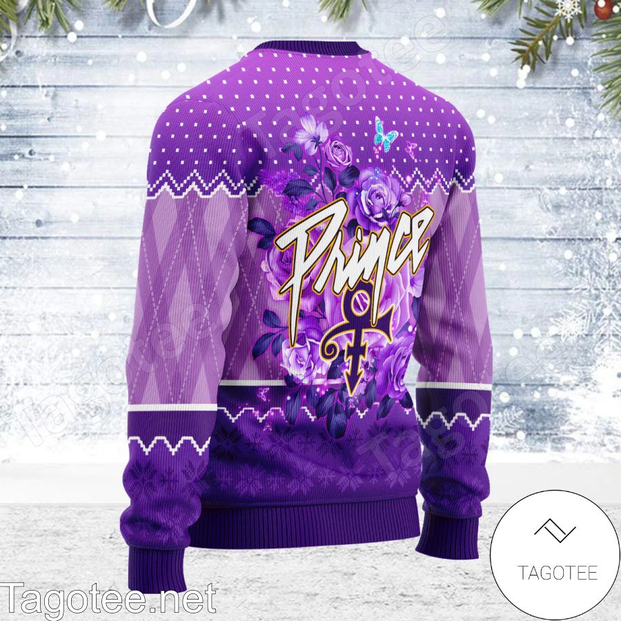 Just A Girl Who Loves Prince Ugly Christmas Sweater a