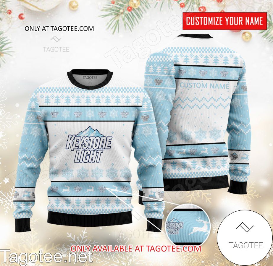 Keystone Light Logo Personalized Ugly Christmas Sweater - MiuShop