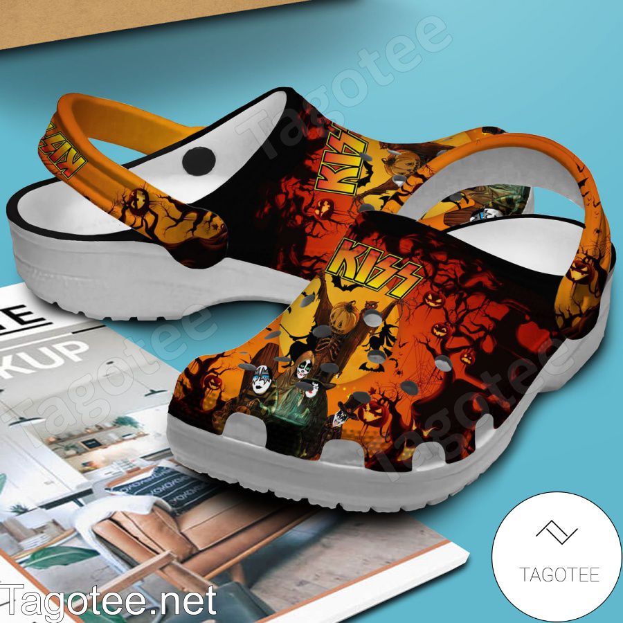 Kiss Band Halloween Crocs Clogs a