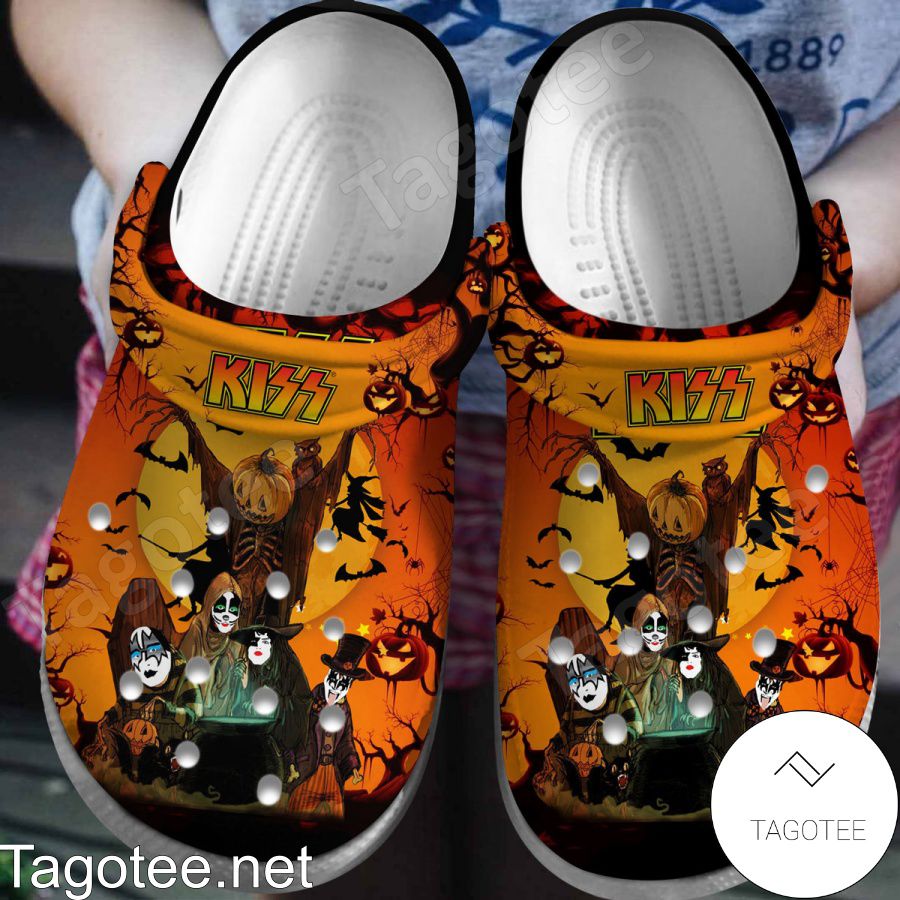 Kiss Band Halloween Crocs Clogs