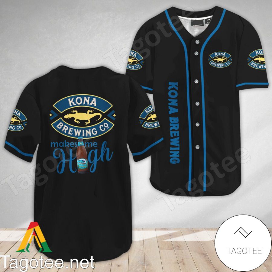 Kona Brewing Make Me High Baseball Jersey