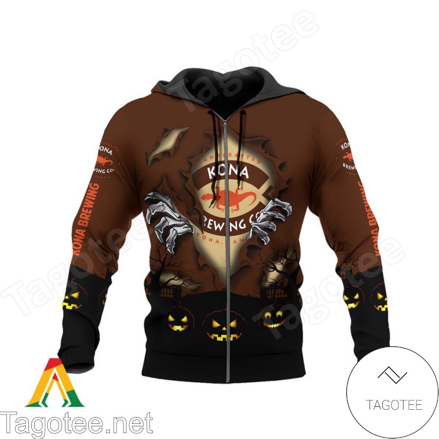 Kona Brewing Scary Night Halloween Hoodie a