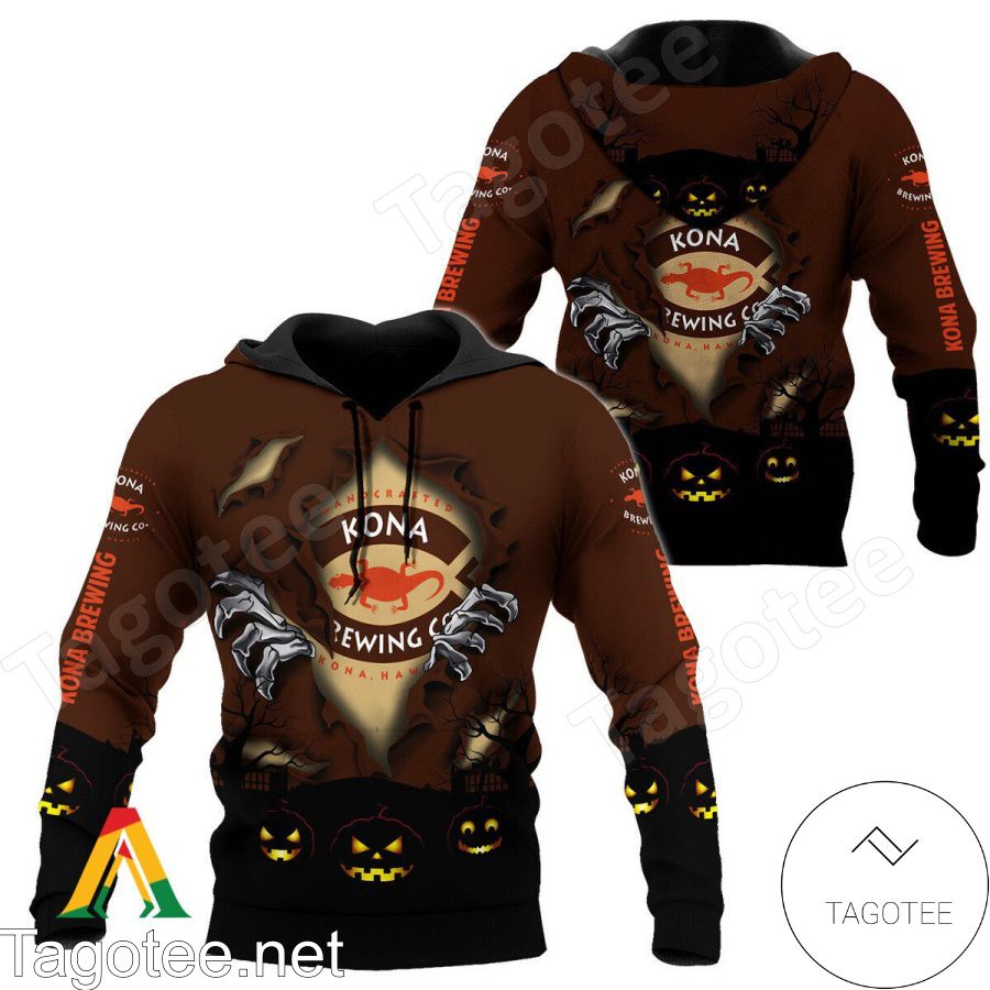 Kona Brewing Scary Night Halloween Hoodie