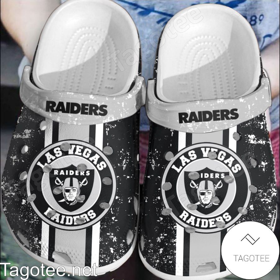 Las Vegas Raiders Logo Football Crocs Clogs