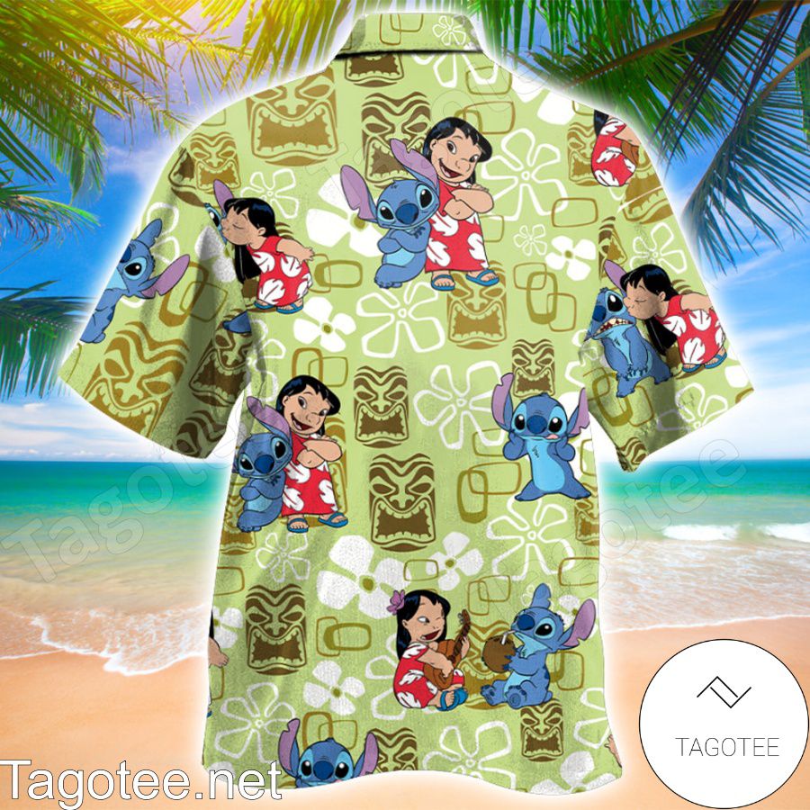 Lilo And Stitch Hawaiian Shirt a