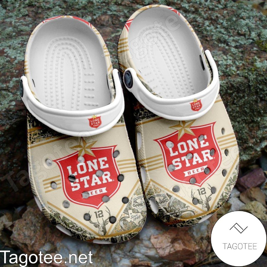 Lone Star Beer Brand Crocs Clogs