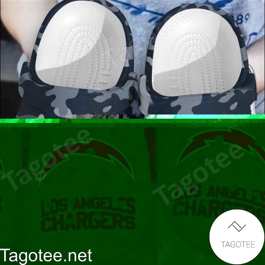 Los Angeles Chargers Camouflage Crocs Clogs