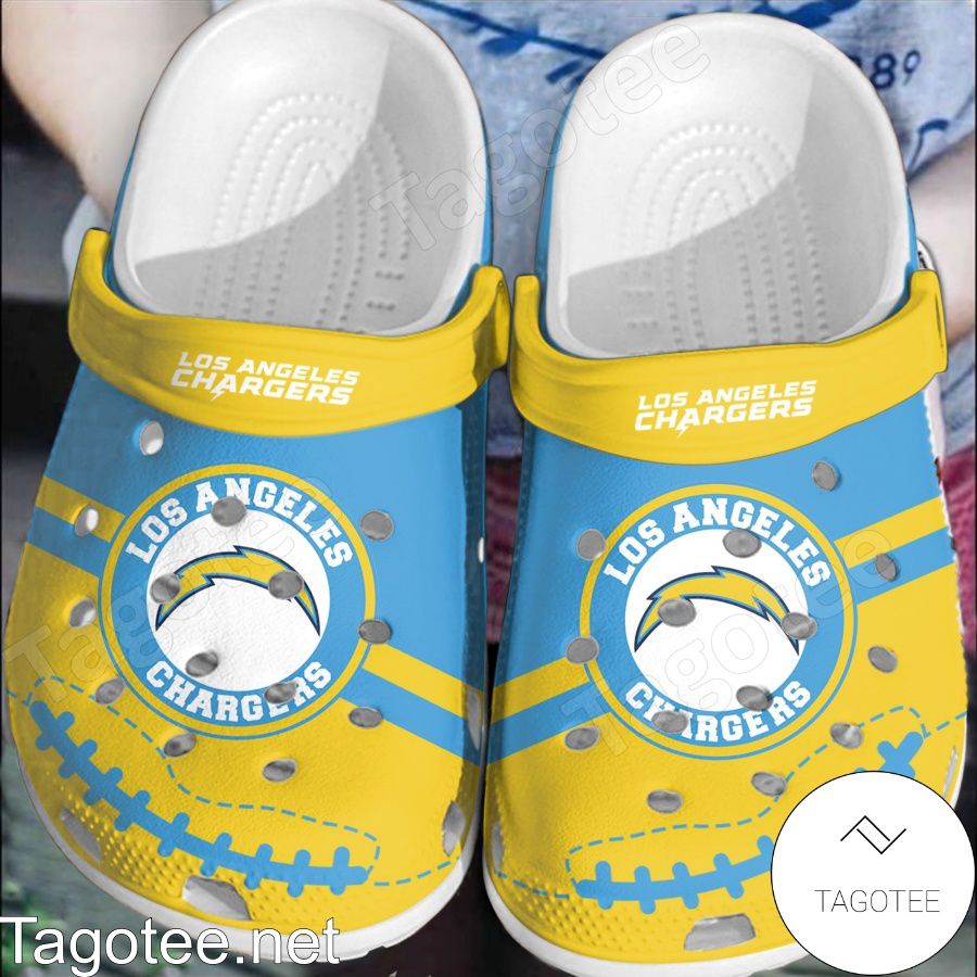 Los Angeles Chargers Logo Football Crocs Clogs