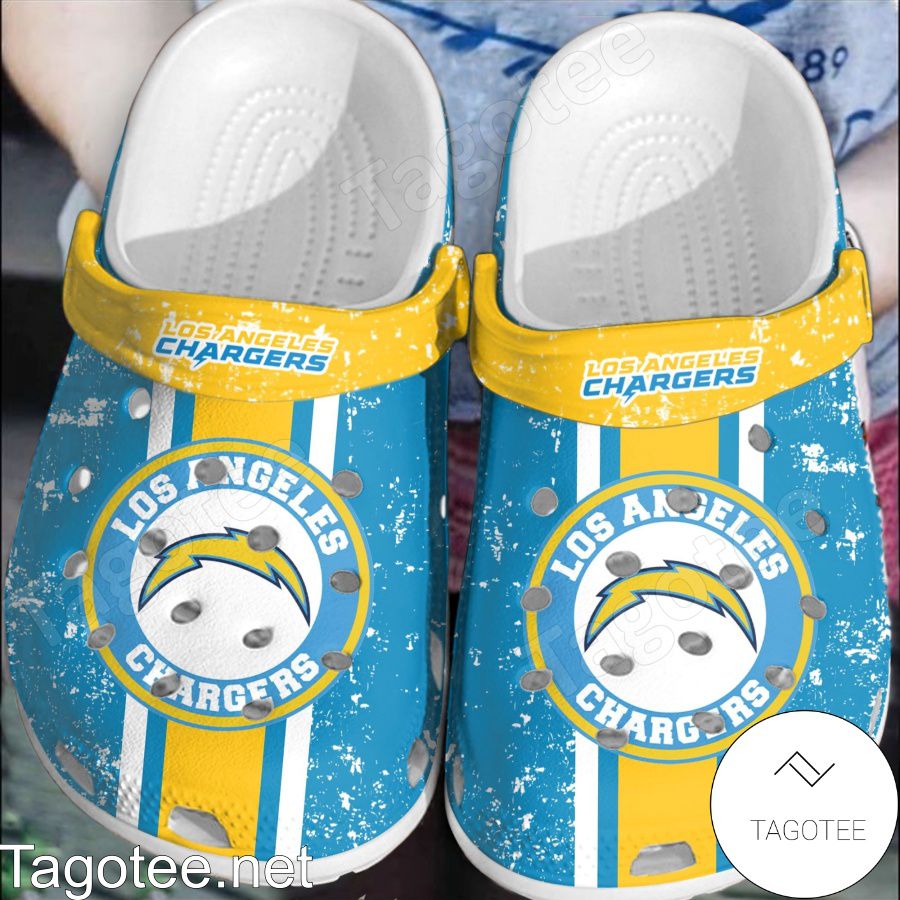 Los Angeles Chargers Logo Football Team Crocs Clogs