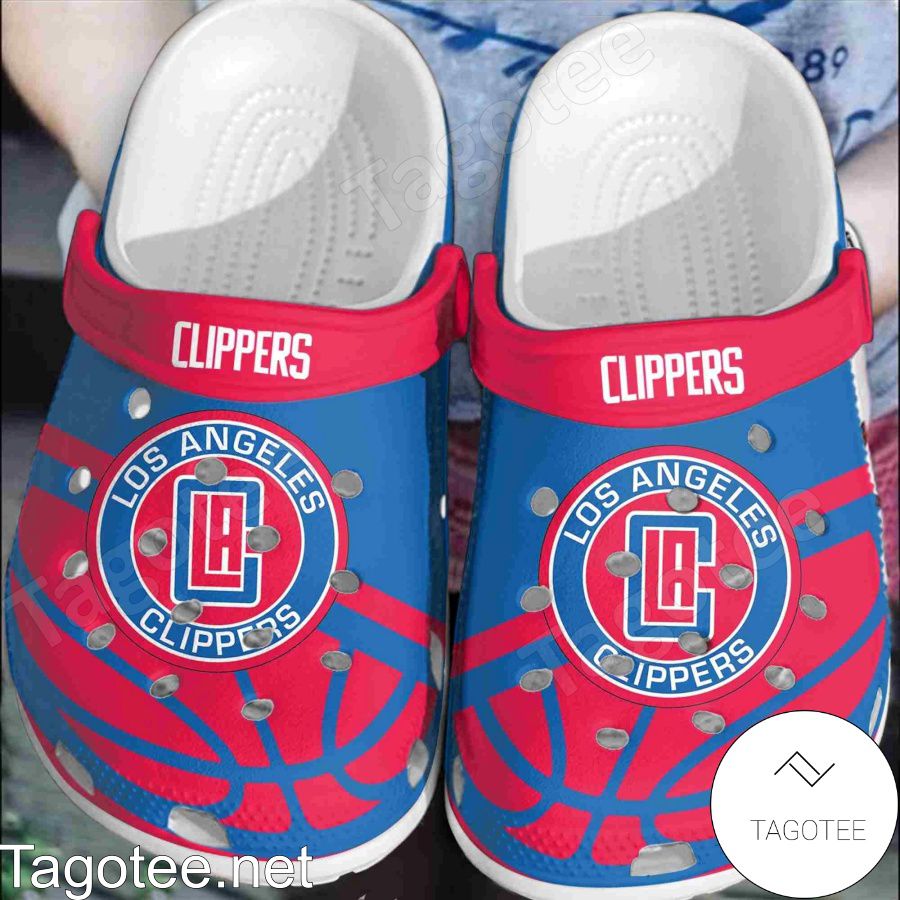 Los Angeles Clippers Logo Basketball Crocs Clogs