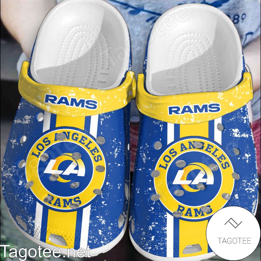 Los Angeles Rams Logo Football Team Crocs Clogs