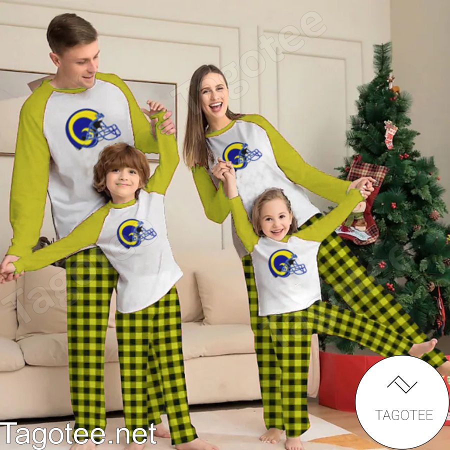 Los Angeles Rams NFL Buffalo Plaid Pajamas Set