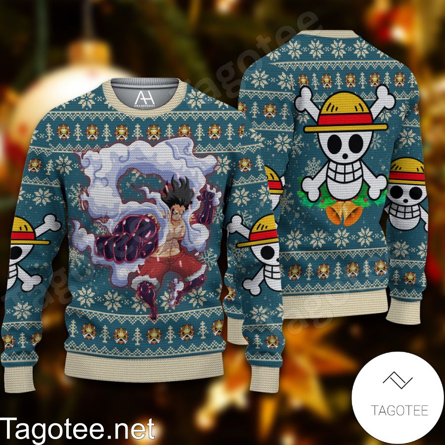 Luffy Gear 4 One Piece Ugly Christmas Sweater