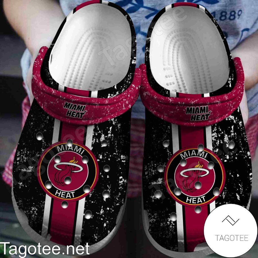 Miami Heat Logo Basketball Crocs Clogs