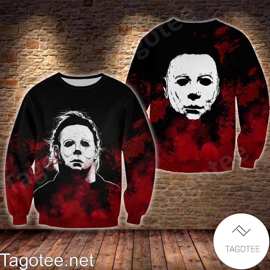 Michael Myers Blood Stain Black T-shirt, Hoodie a