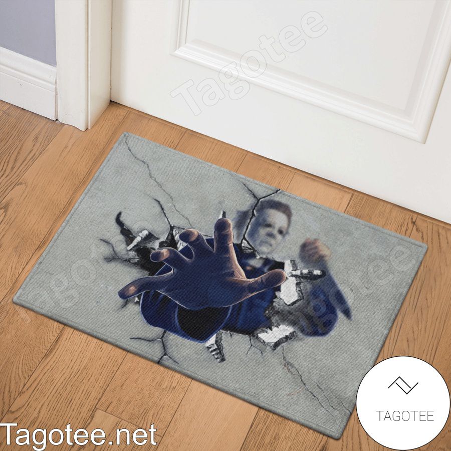 Michael Myers Broken Surface Doormat