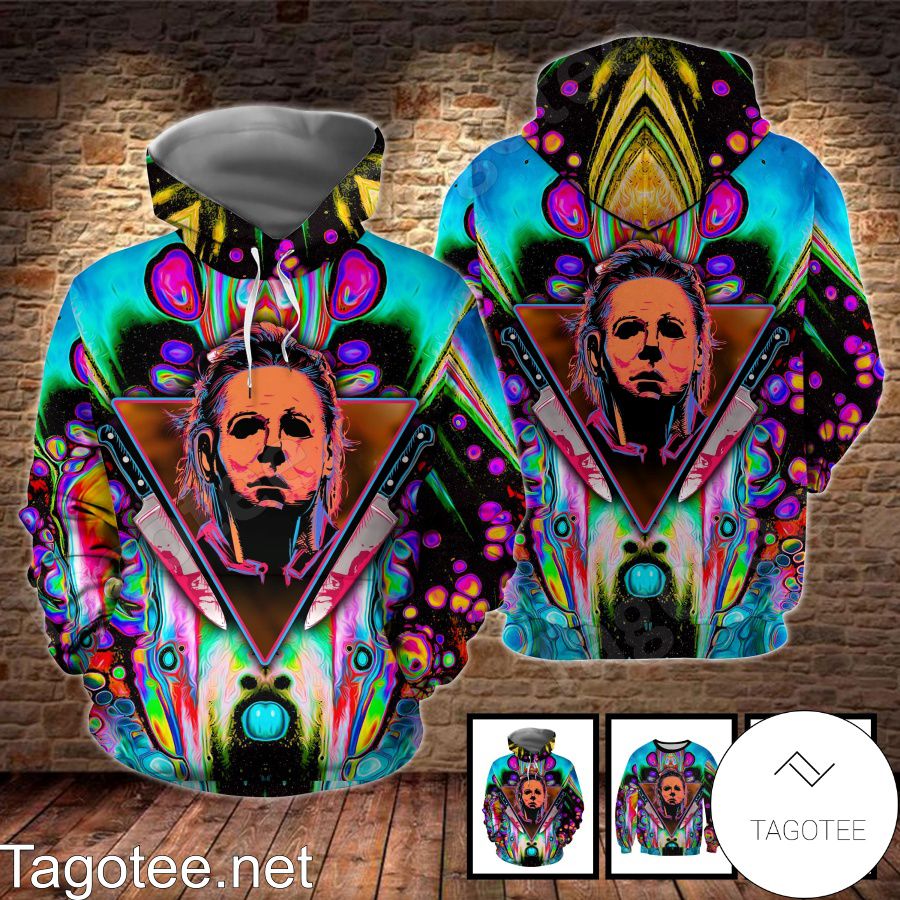 Michael Myers Colorful Abstract T-shirt, Hoodie