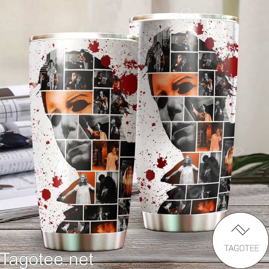 Michael Myers Halloween Blood Stain Tumbler