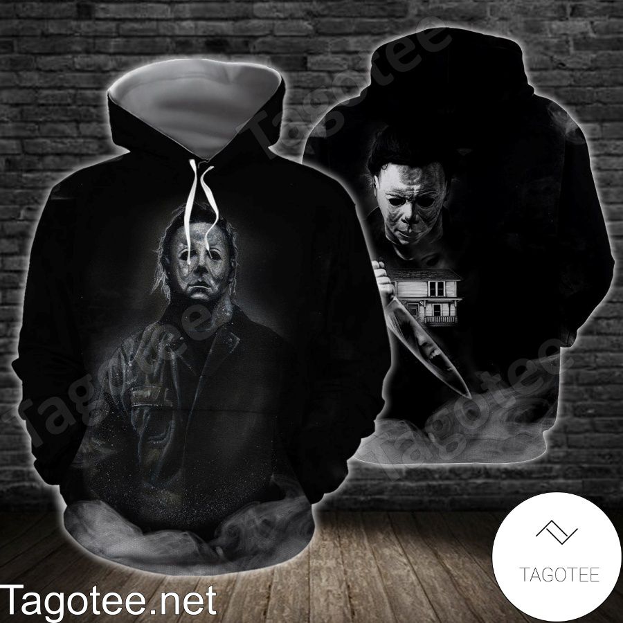 Michael Myers Smoke Abstract Black Shirt, Tank Top And Leggings a