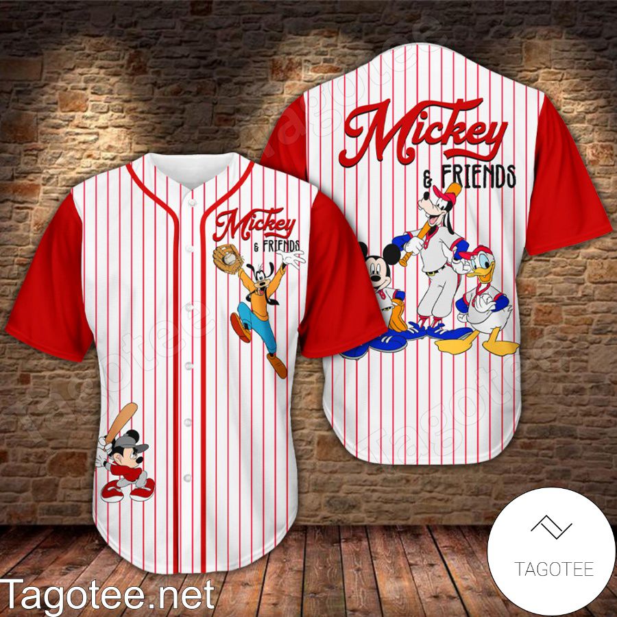 Mickey And Friends Baseball Jersey