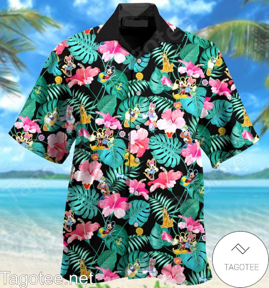 Mickey And Friends Tropical Hawaiian Shirt