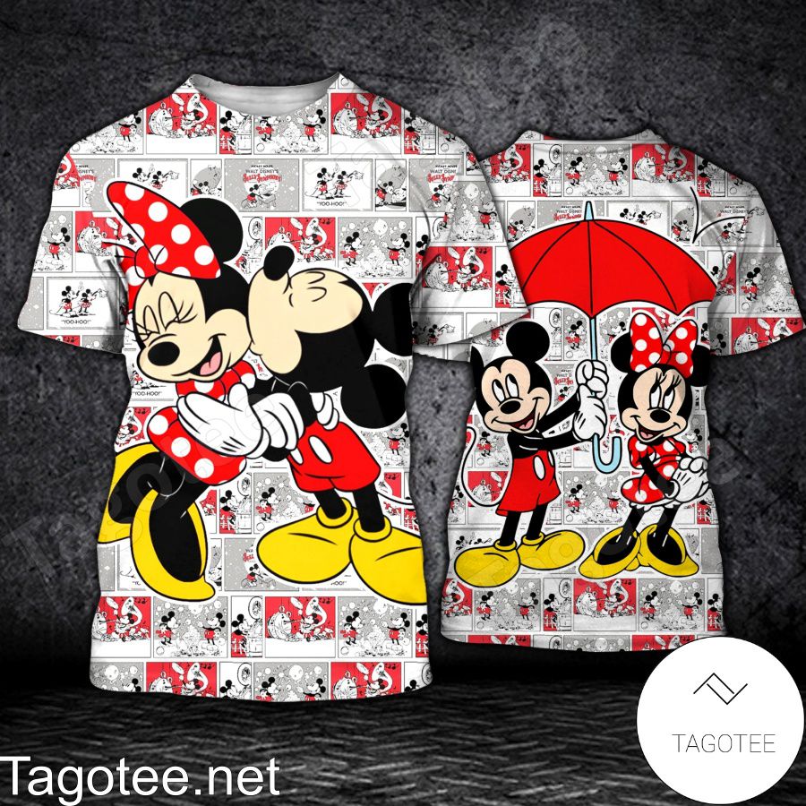 Mickey And Minnie Couple Love Shirt, Tank Top And Leggings a