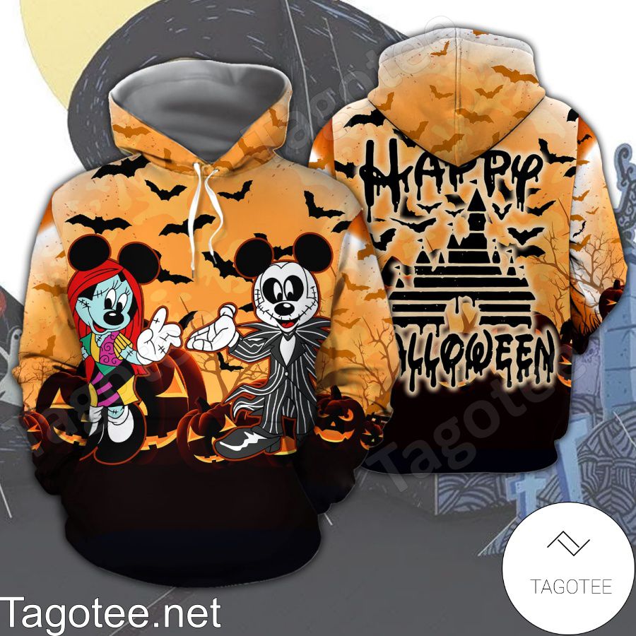 Mickey And Minnie Happy Halloween Shirt, Tank Top And Leggings a