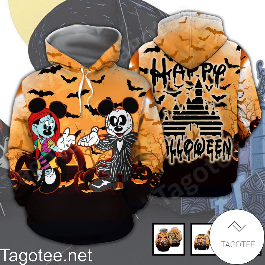 Mickey And Minnie Happy Halloween Shirt, Tank Top And Leggings