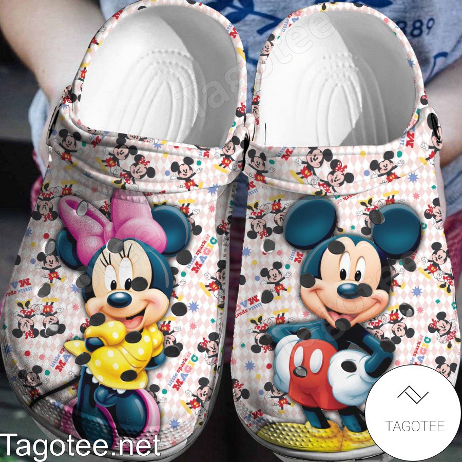 Mickey And Minnie Little Spark Of Magic Crocs Clogs