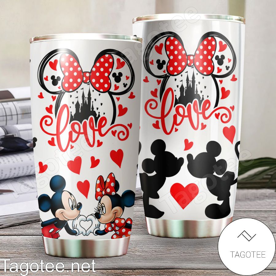 Mickey And Minnie Love Tumbler