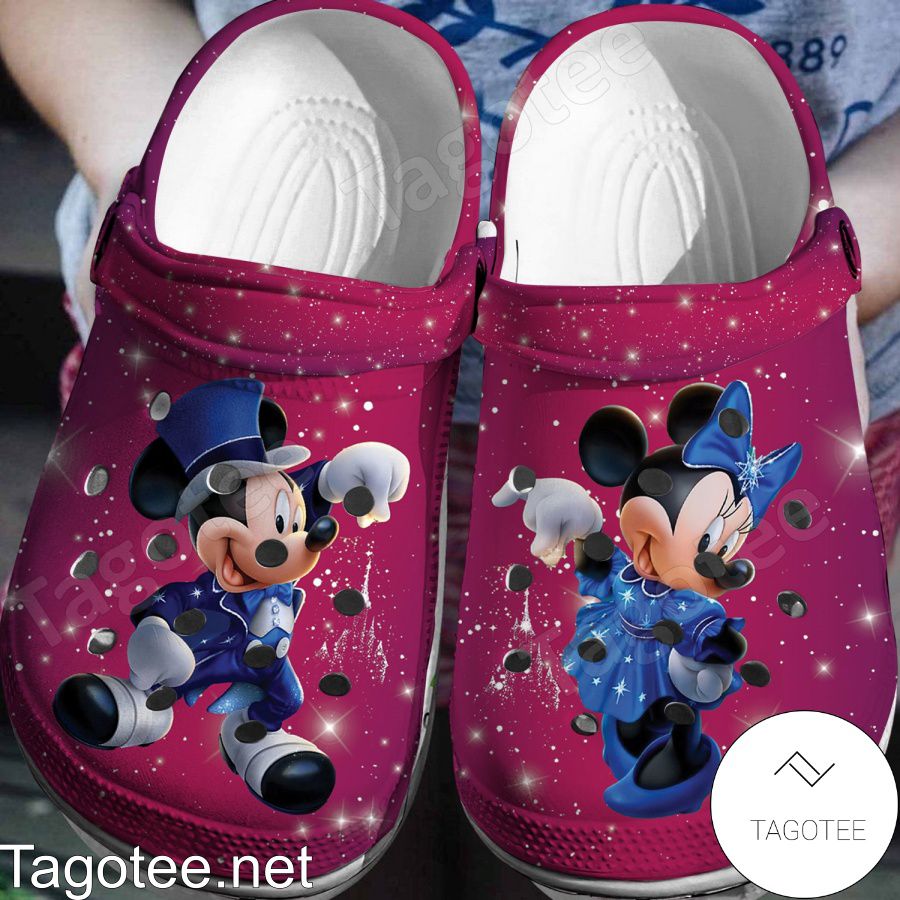 Mickey And Minnie Magician Galaxy Crocs Clogs