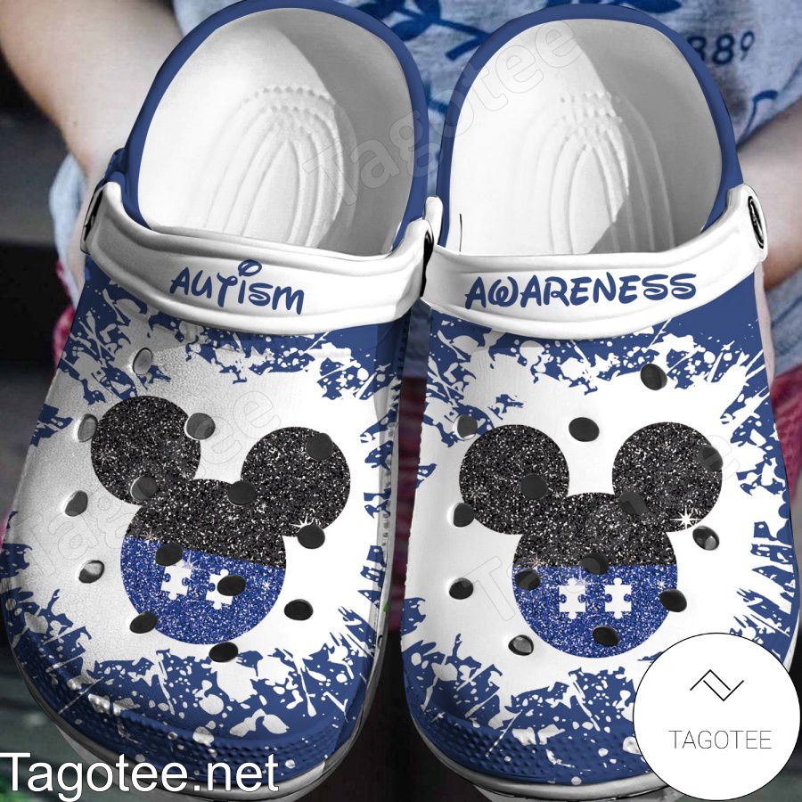 Mickey Autism Awareness Crocs Clogs