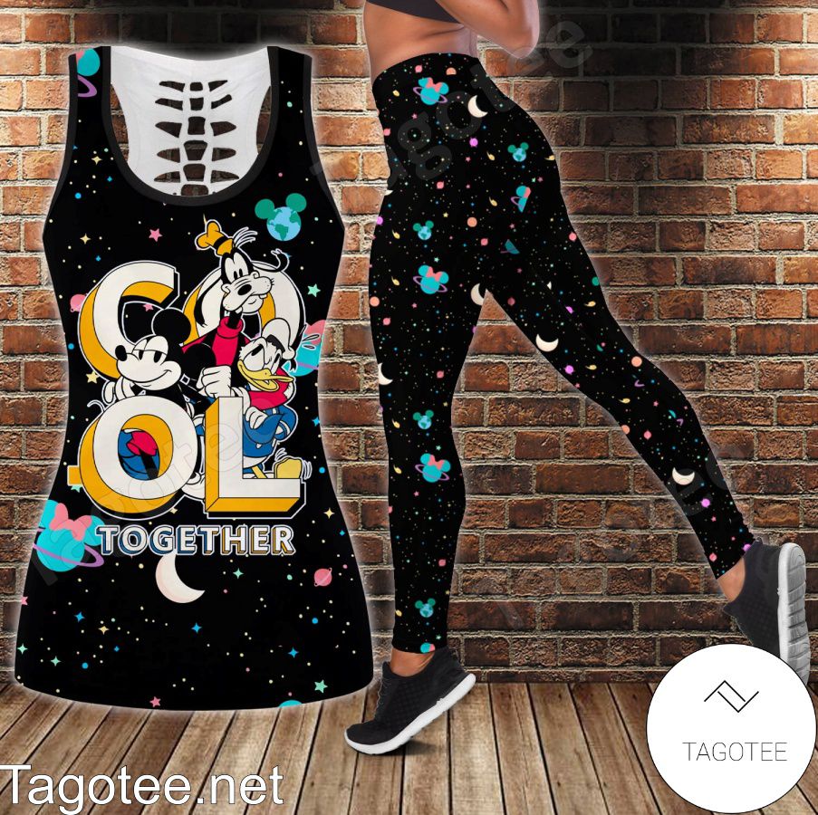 Mickey Goofy Donald Cool Together Shirt, Tank Top And Leggings