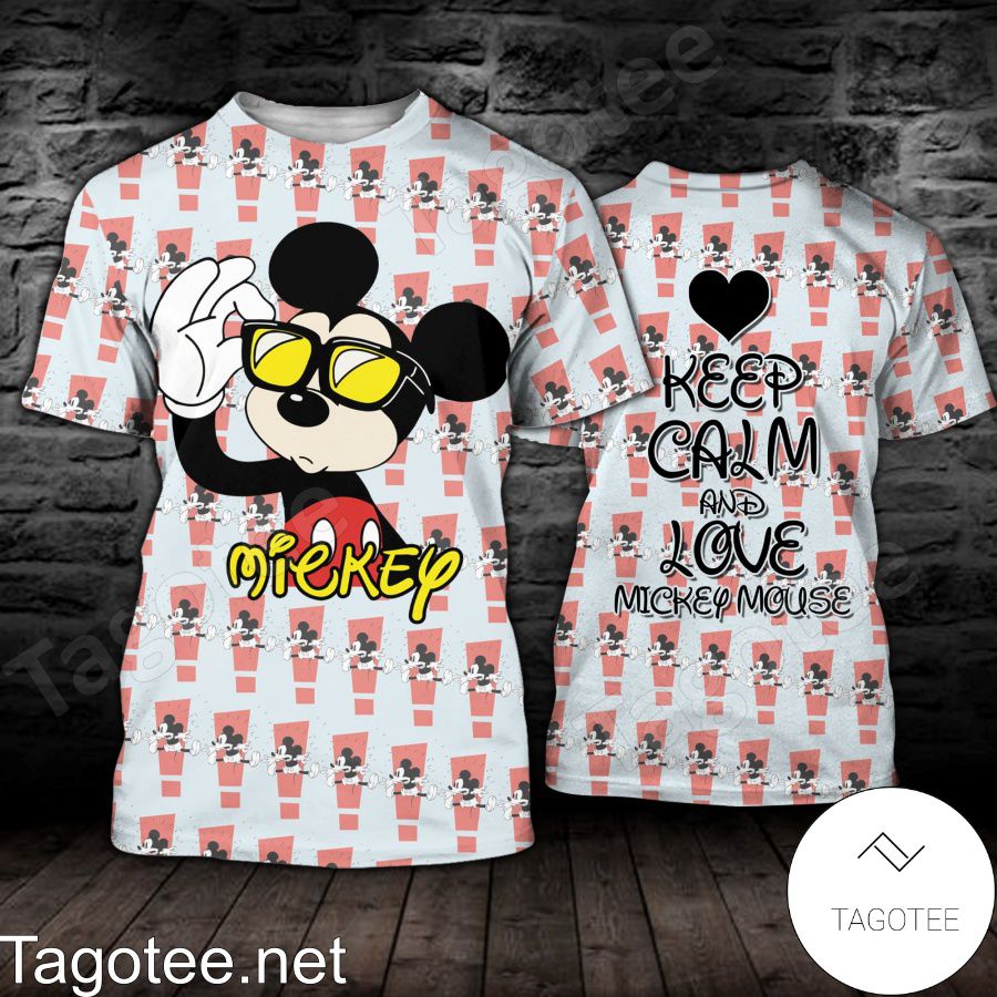 Mickey Keep Calm And Love Mickey Mouse Shirt, Tank Top And Leggings a