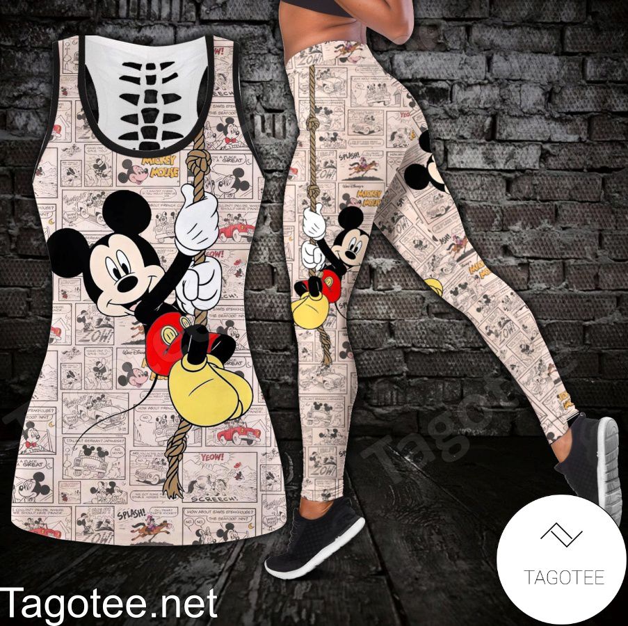 Mickey Swing Keep Calm And Think Disney Shirt, Tank Top And Leggings