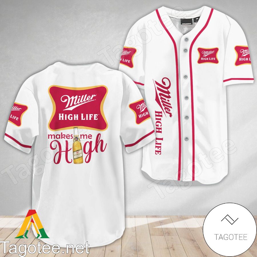 Miller High Life Make Me High Baseball Jersey