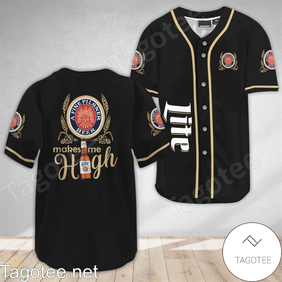 Miller Lite Make Me High Baseball Jersey