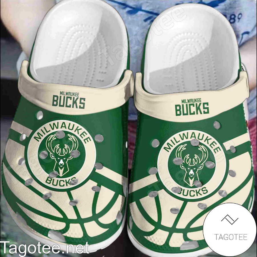 Milwaukee Bucks Logo Basketball Crocs Clogs