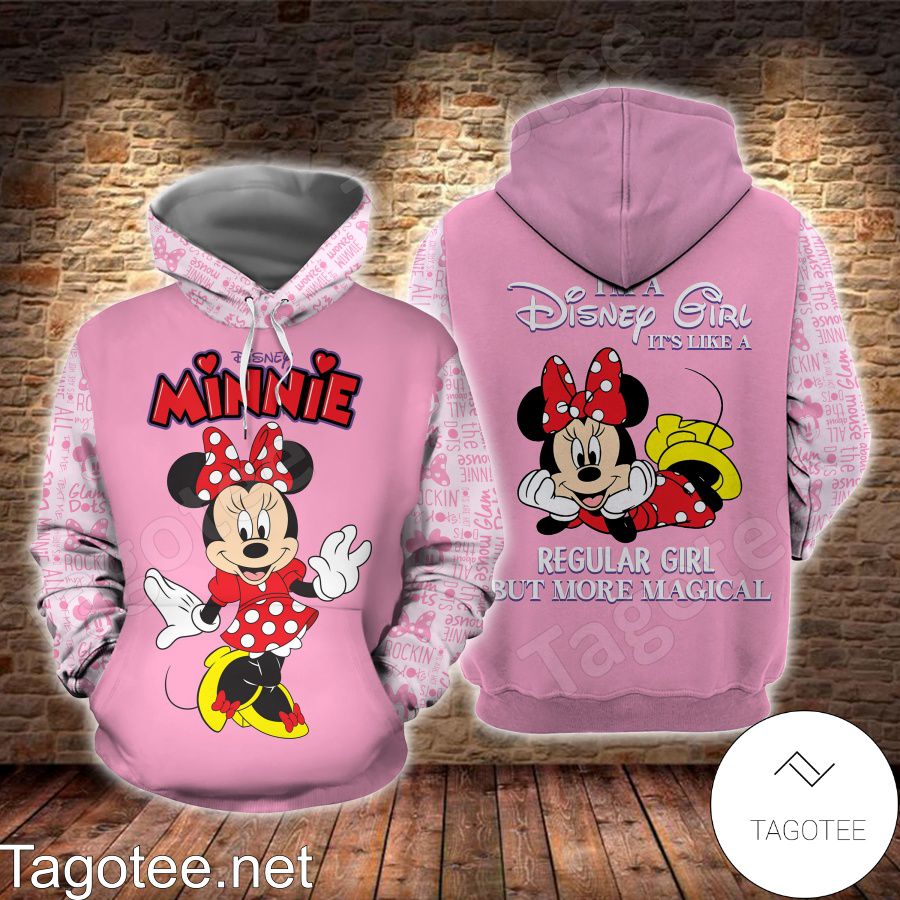 Minnie I'm A Disney Girl It's Like A Regular Girl But More Magical Shirt, Tank Top And Leggings a