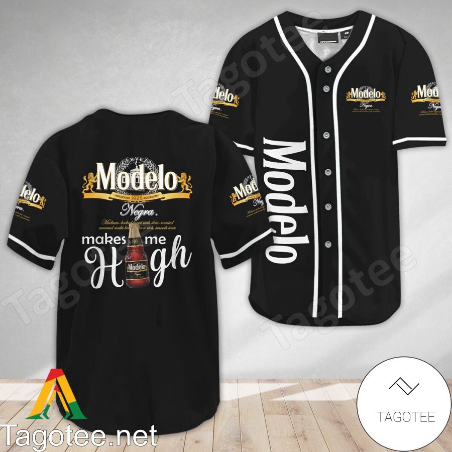 Modelo Beer Make Me High Baseball Jersey