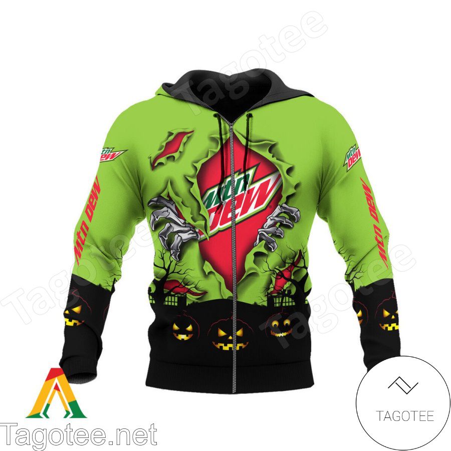 Mountain Dew Scary Night Halloween Hoodie a