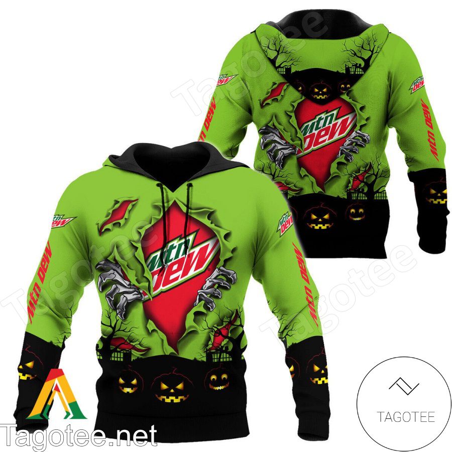 Mountain Dew Scary Night Halloween Hoodie