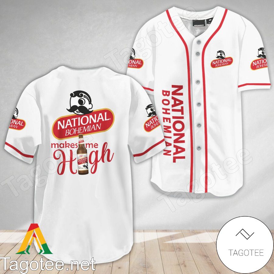 National Bohemian Make Me High Baseball Jersey