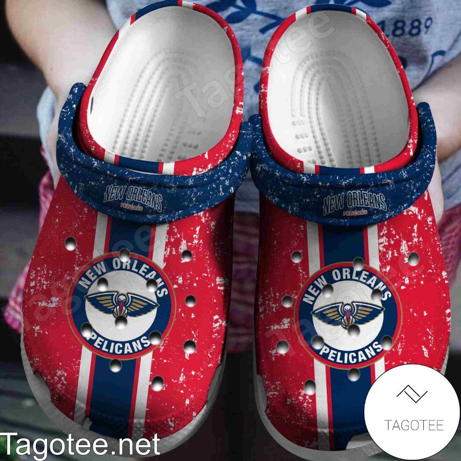 New Orleans Pelicans Logo Basketball Team Crocs Clogs