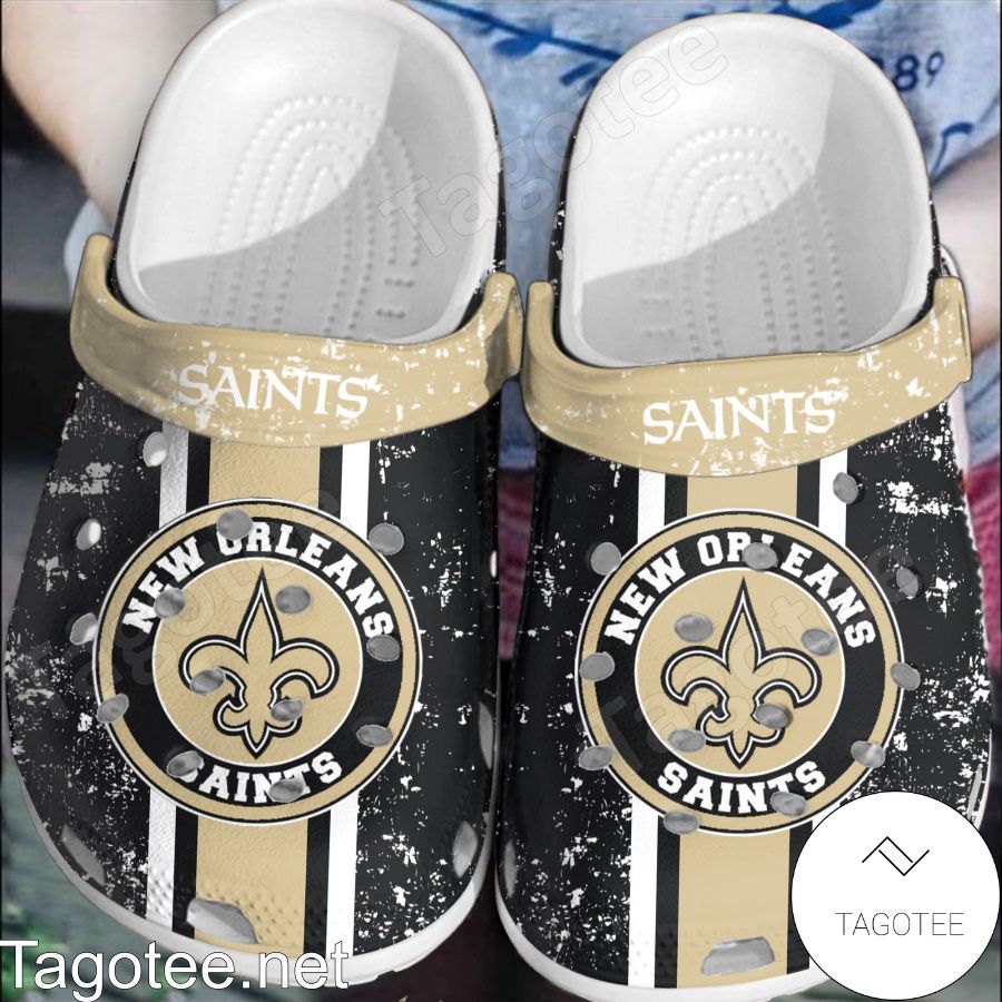 New Orleans Saints Logo Football Team Crocs Clogs