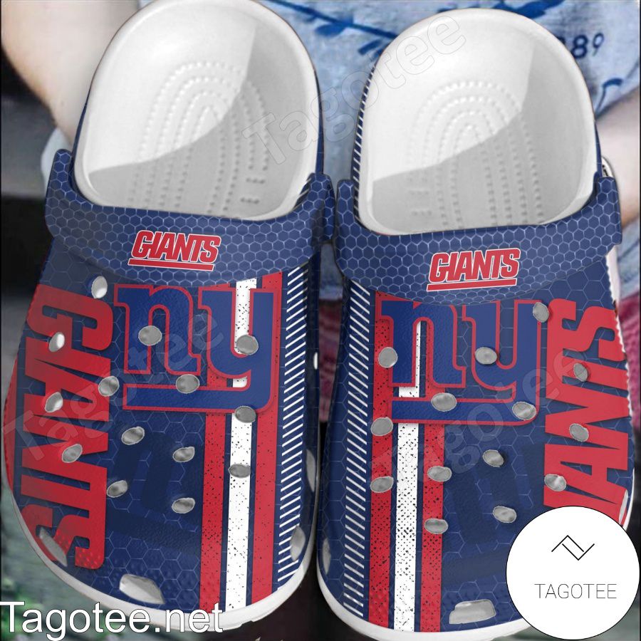 New York Giants Hive Pattern Crocs Clogs