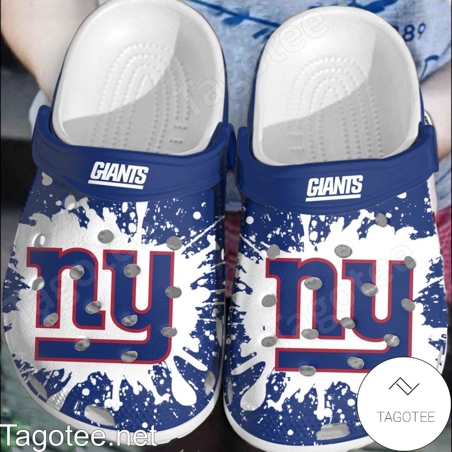 New York Giants Logo Color Splash Crocs Clogs